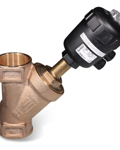 Slanted seat valve 2000-A-50-E-RG2-G 2"